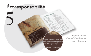 Écoresponsabilité et graphisme Écoresponsabilité et graphisme
